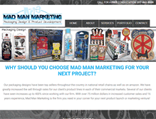 Tablet Screenshot of madmanmarketing.net